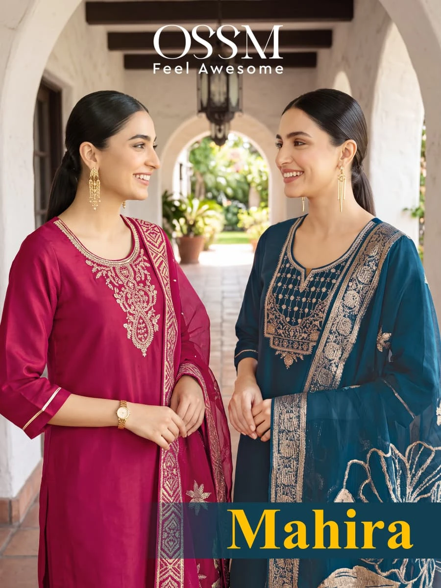 Ossm Mahira — Pakistani Readymade Suits, OSSM wholesale from Surat — view 1
