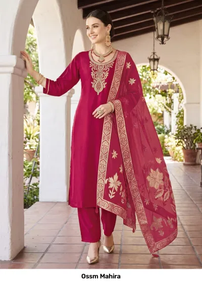 Ossm Mahira — Pakistani Readymade Suits, OSSM wholesale from Surat — view 2