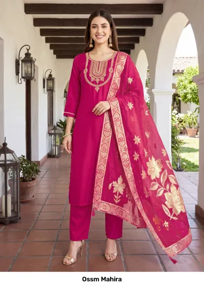 Ossm Mahira — Pakistani Readymade Suits, OSSM wholesale from Surat — view 3