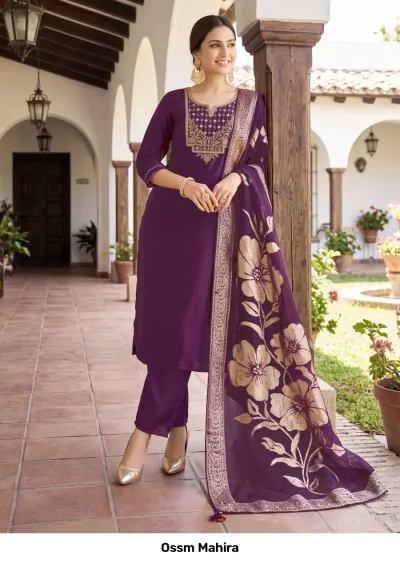 Ossm Mahira — Pakistani Readymade Suits, OSSM wholesale from Surat — view 4