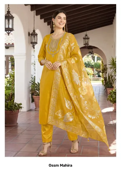 Ossm Mahira — Pakistani Readymade Suits, OSSM wholesale from Surat — view 5
