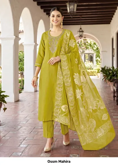 Ossm Mahira — Pakistani Readymade Suits, OSSM wholesale from Surat — view 6