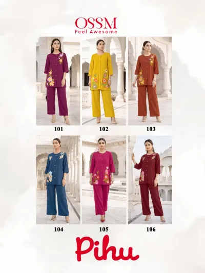 Ossm Pihu — Co Ord Sets, OSSM wholesale from Surat — view 8