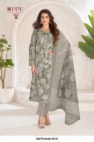 Ppf Poshak Vol 5 — Unstitched Dress Materials, Ppf wholesale from Surat — view 12