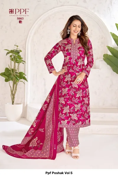 Ppf Poshak Vol 5 — Unstitched Dress Materials, Ppf wholesale from Surat — view 4