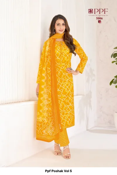 Ppf Poshak Vol 5 — Unstitched Dress Materials, Ppf wholesale from Surat — view 7