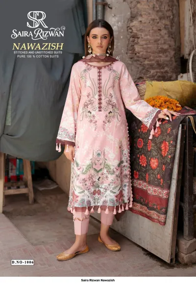 Saira Rizwan Nawazish — Unstitched Dress Materials, Saira wholesale from Surat — view 7