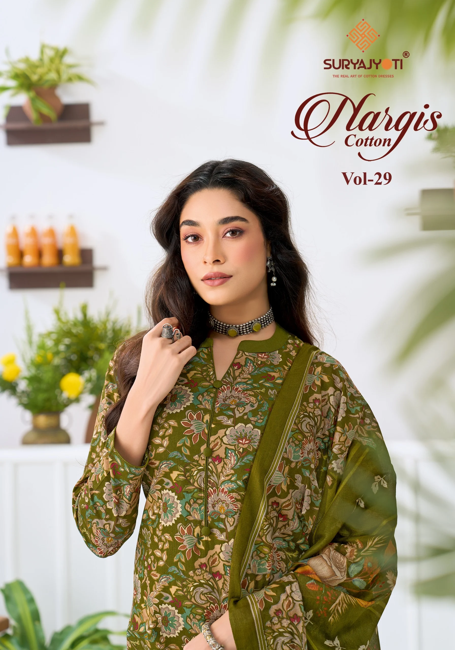 Suryajyoti Nargis Vol 29 — Karachi Cotton Dress Material, Suryajyoti wholesale from Surat — view 1