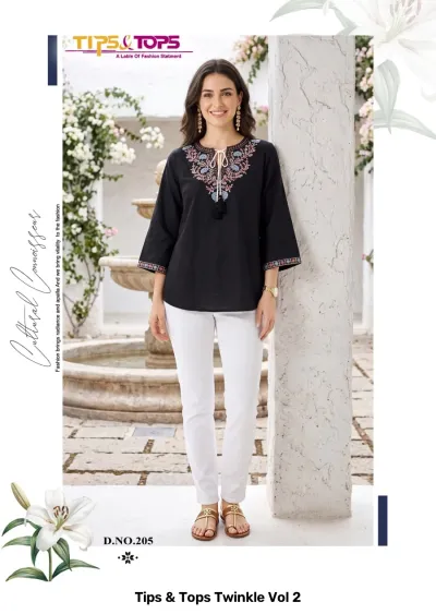 Tips &amp; Tops Twinkle Vol 2 — Kurtis Catalog, Tips wholesale from Surat — view 2