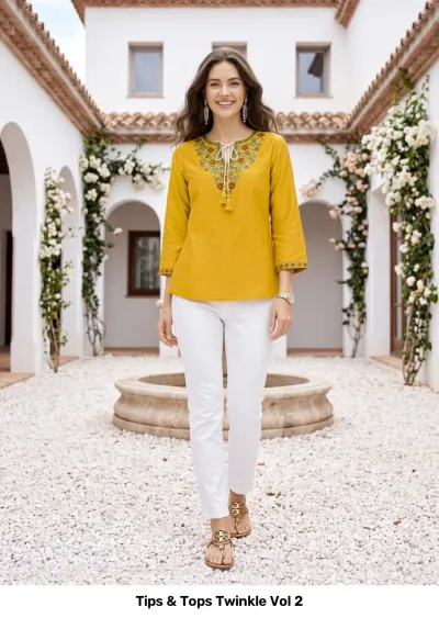 Tips &amp; Tops Twinkle Vol 2 — Kurtis Catalog, Tips wholesale from Surat — view 4