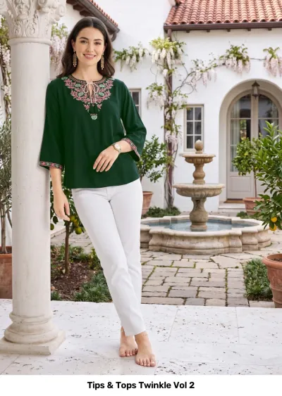 Tips &amp; Tops Twinkle Vol 2 — Kurtis Catalog, Tips wholesale from Surat — view 6