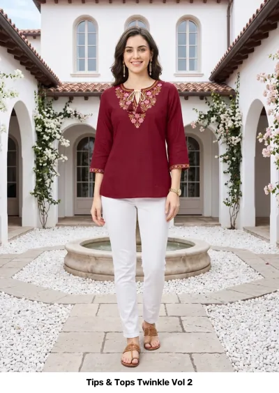 Tips &amp; Tops Twinkle Vol 2 — Kurtis Catalog, Tips wholesale from Surat — view 7
