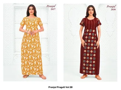 Pranjul Pragati Vol 20, maroon floral printed kurti.