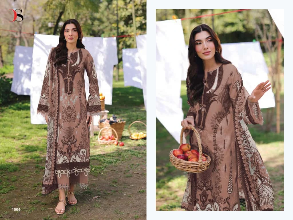 Deepsy Jade Bliss Lawn 25 2 - Cotton Dupatta 6