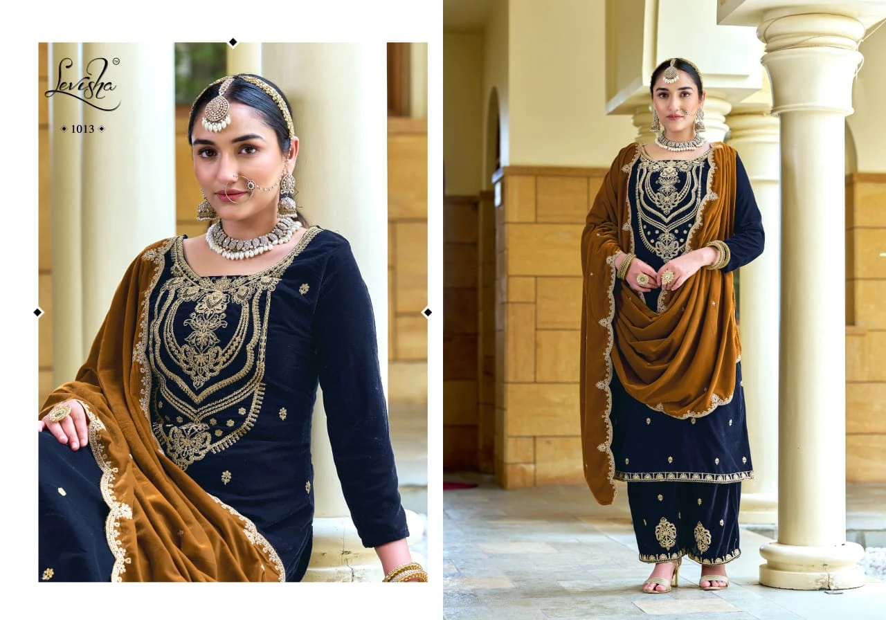Levisha Riwaaz Vol 2 Velvet Bottom Work 4