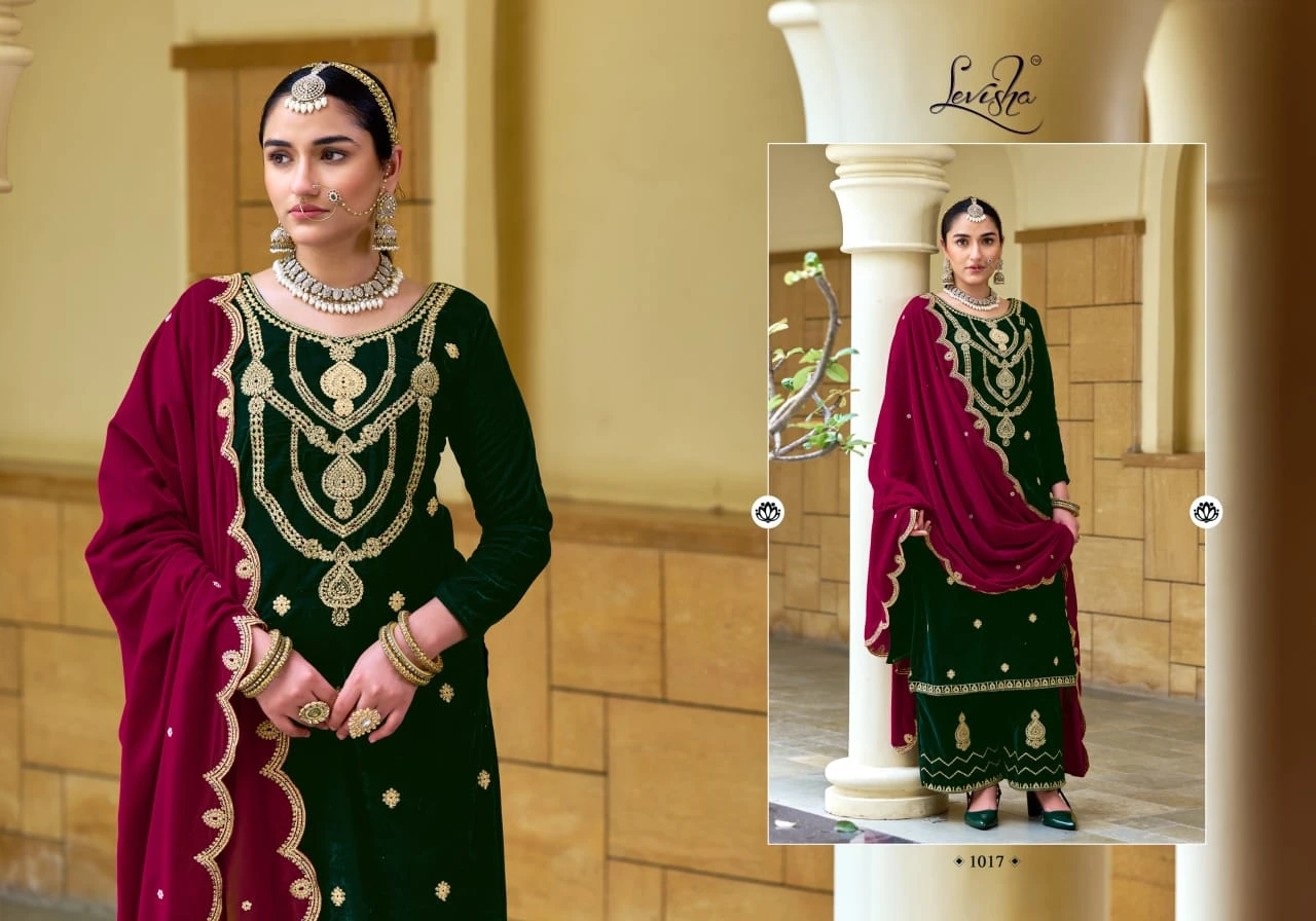 Levisha Riwaaz Vol 2 Velvet Bottom Work 5