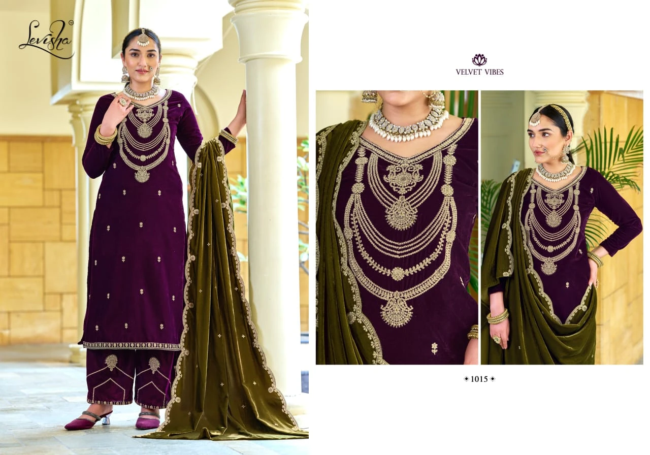 Levisha Riwaaz Vol 2 Velvet Bottom Work 7