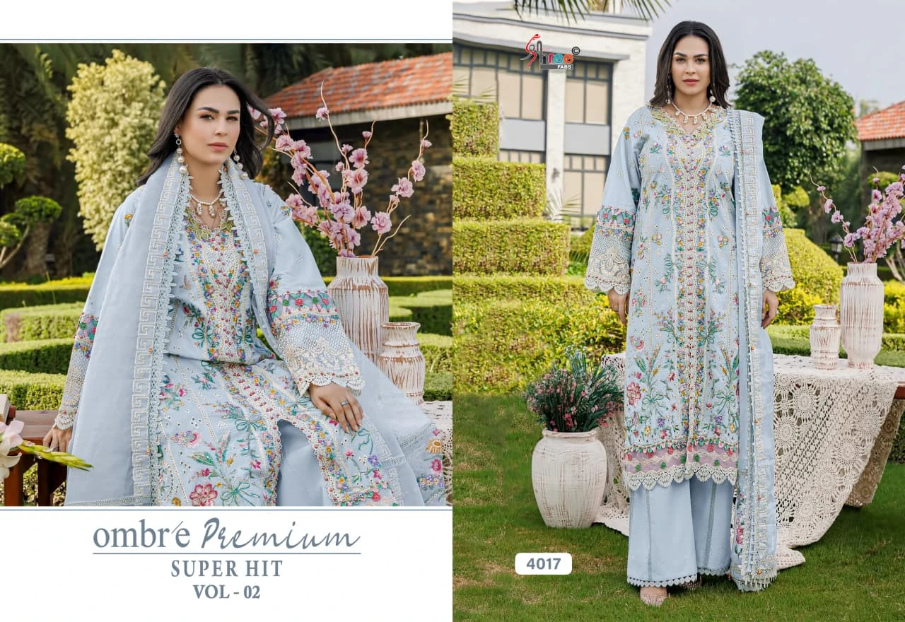 Shree Fabs Ombre Premium Super Hit Vol 2 Heavy Embroderd Duppta Collection 4