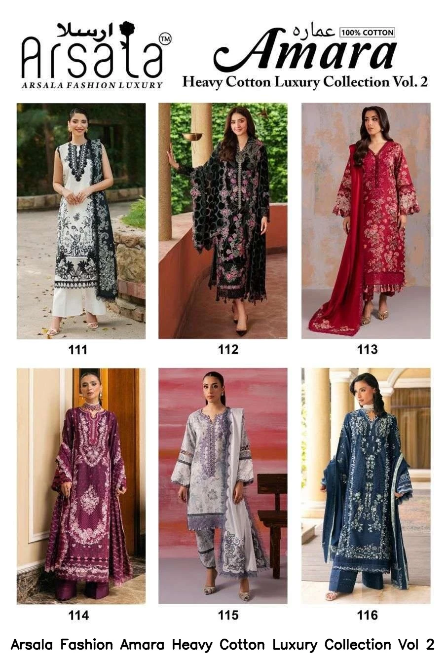 Arsala Fashion amara heavy cotton luxury collection Vol 2 8