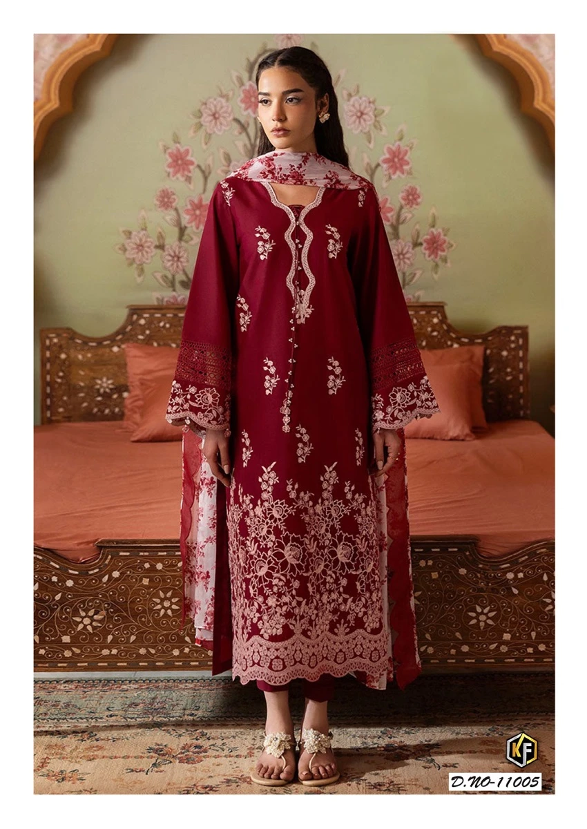Keval Rangrez Vol 11 Karachi Dress Material 4