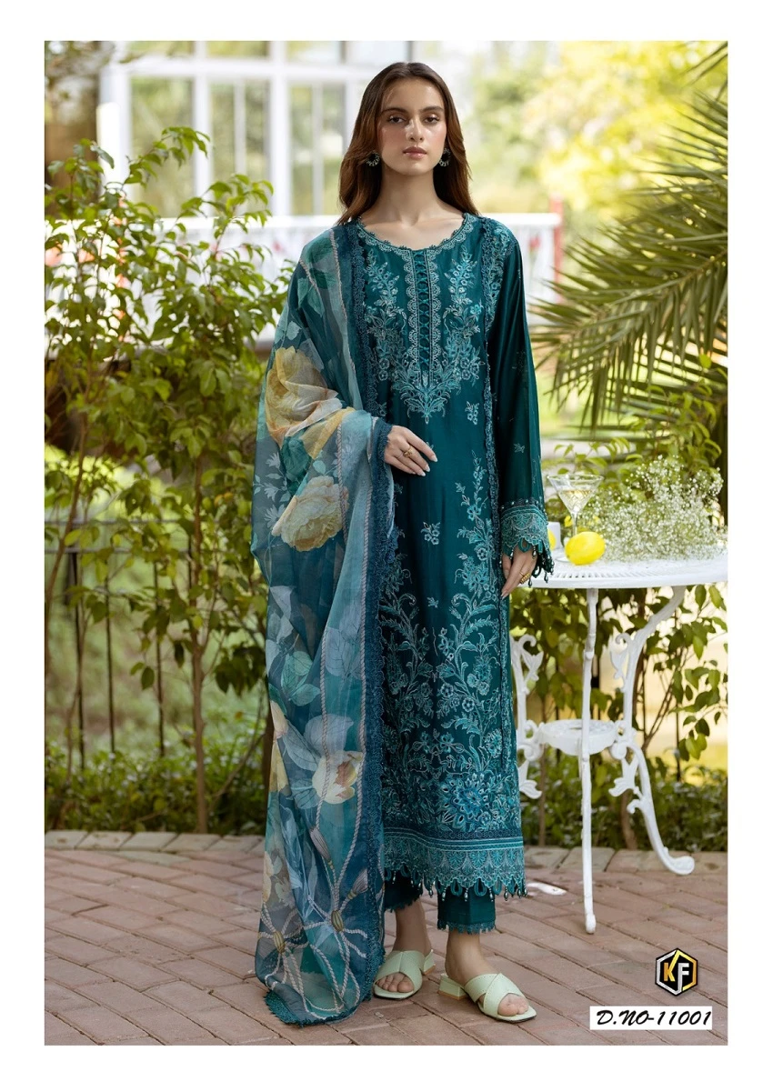 Keval Rangrez Vol 11 Karachi Dress Material 5