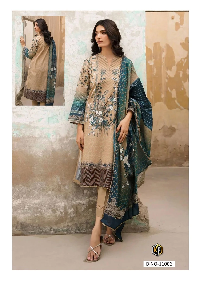 Keval Rangrez Vol 11 Karachi Dress Material 7