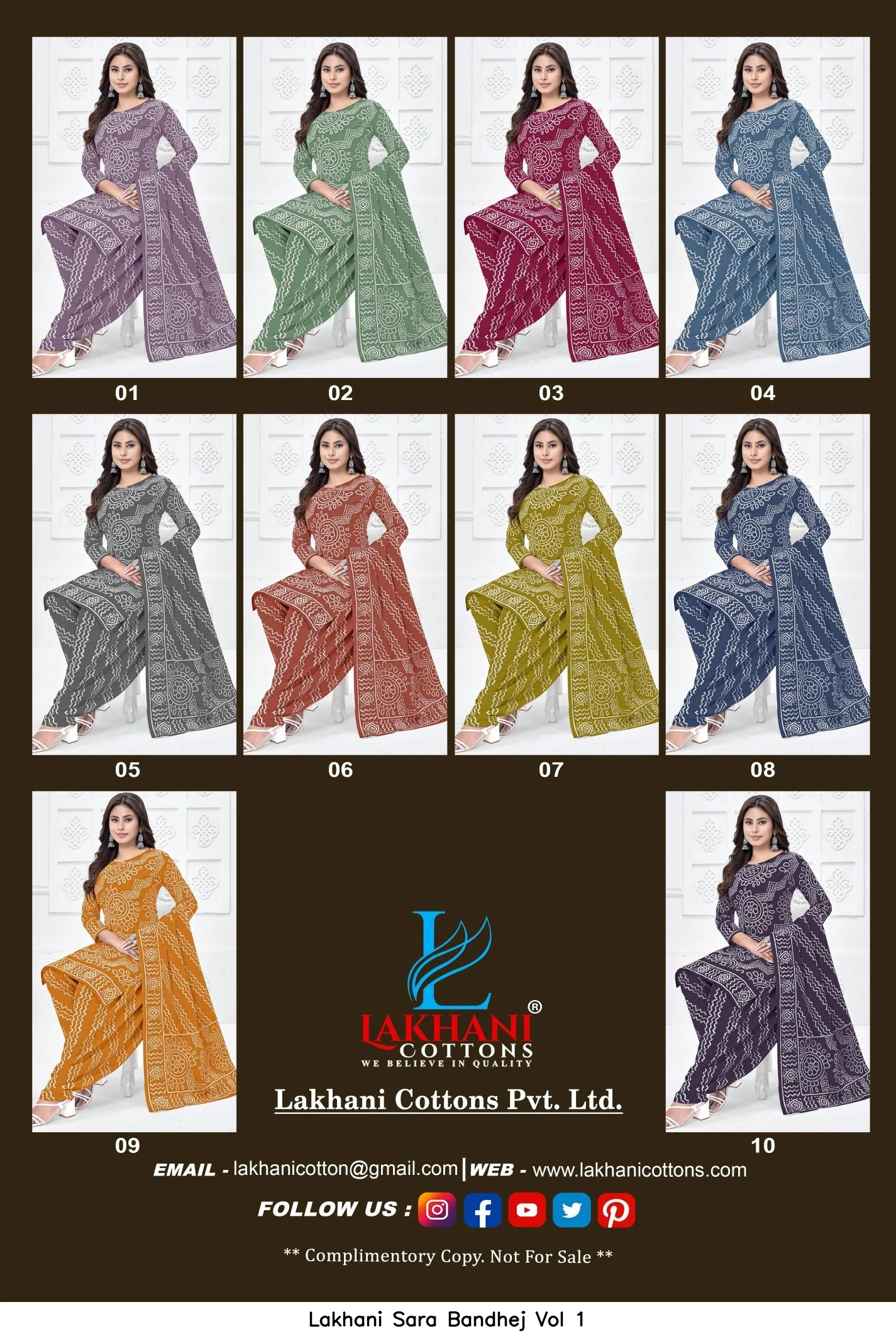 Lakhani Sara Bandhej Vol 1 12