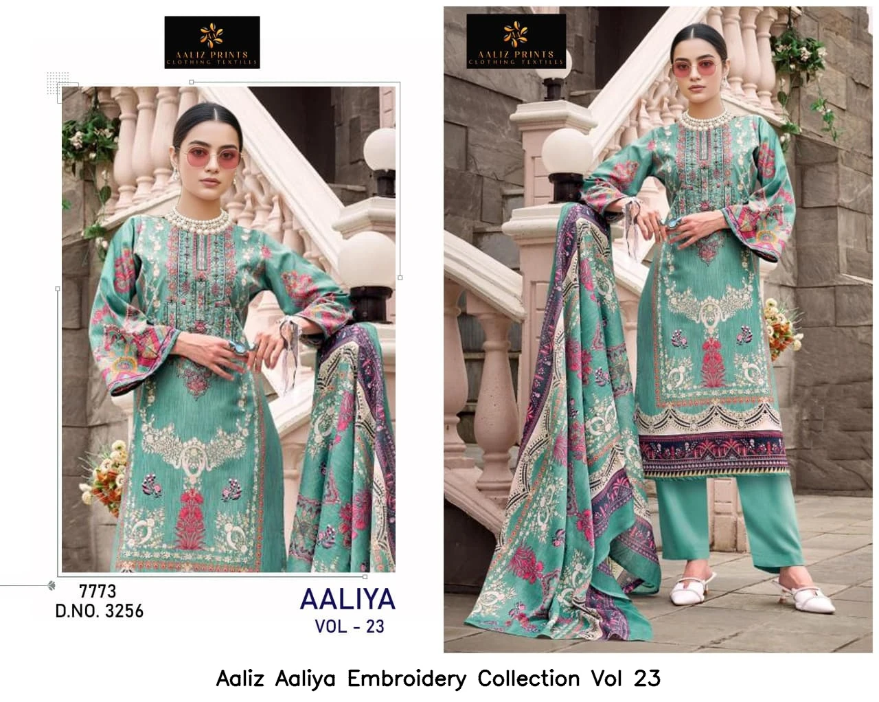 Aaliz Aaliya Embroidery Collection Vol 23 3