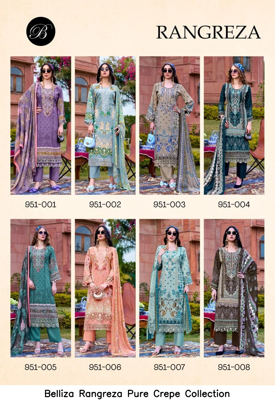 Belliza Rangreza Pure Crepe Collection 10