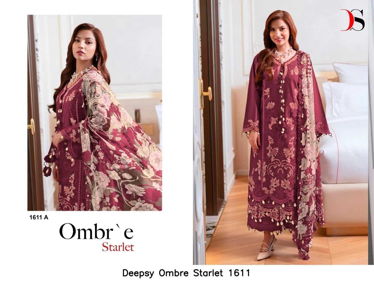 Deepsy Ombre Starlet 1611 - Chiffon Dupatta 4