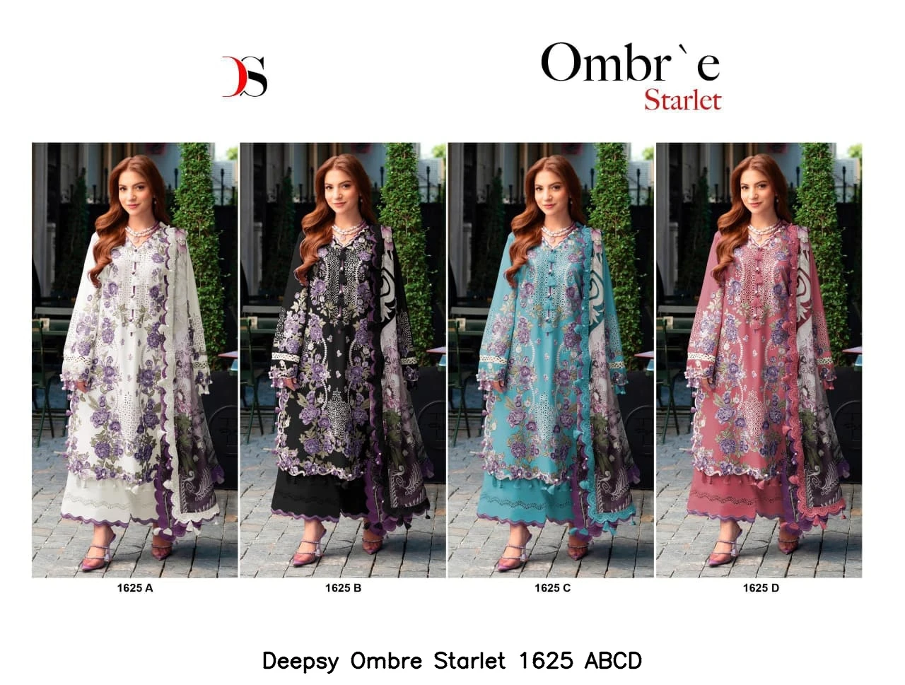 Deepsy Ombre Starlet 1625 ABCD - Cotton Dupatta 6