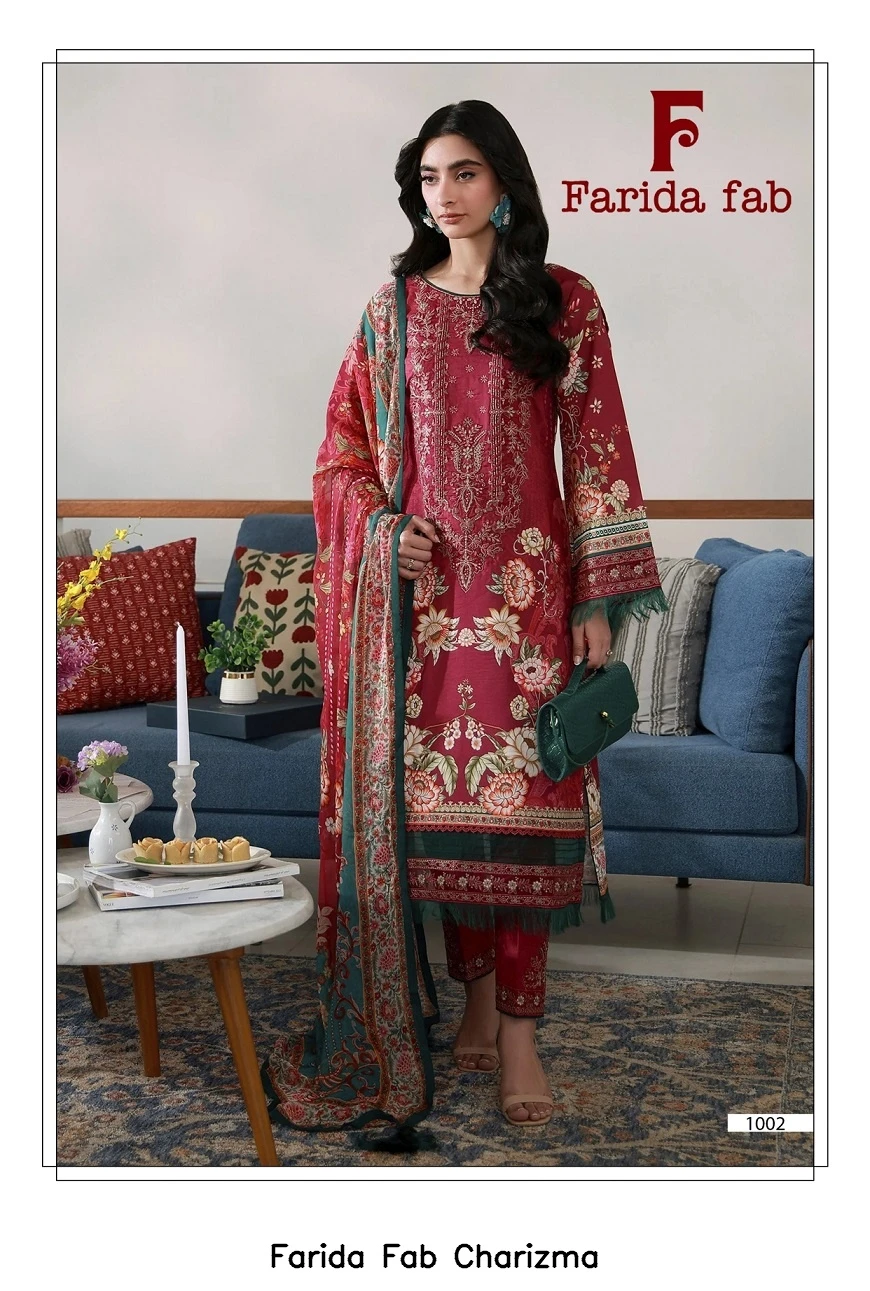 Farida Fab Charizma - Stitched 3