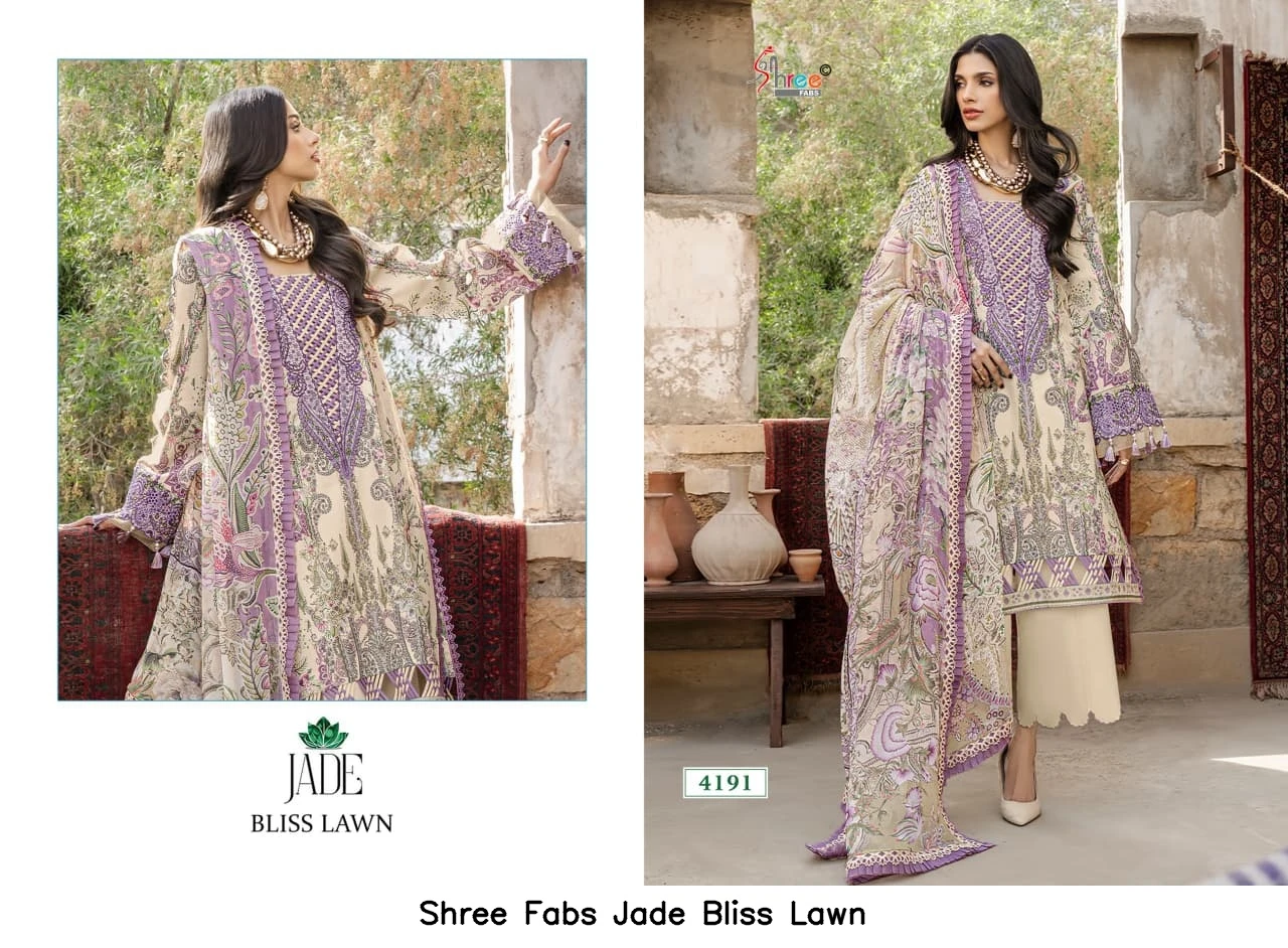 Shree Fabs Jade Bliss Lawn - Chiffon Dupatta 3