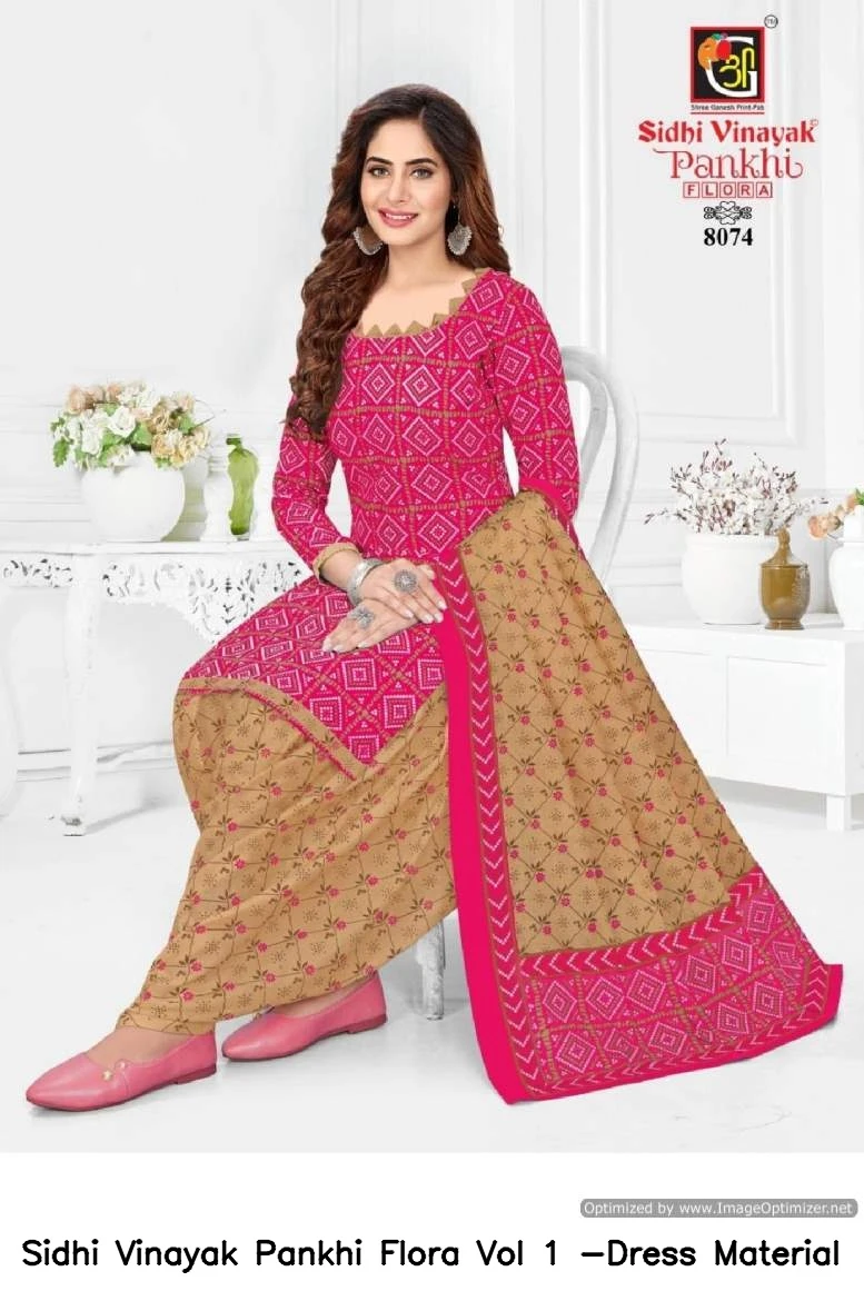 Sidhi Vinayak Pankhi Flora Vol 1 -Dress Material 10