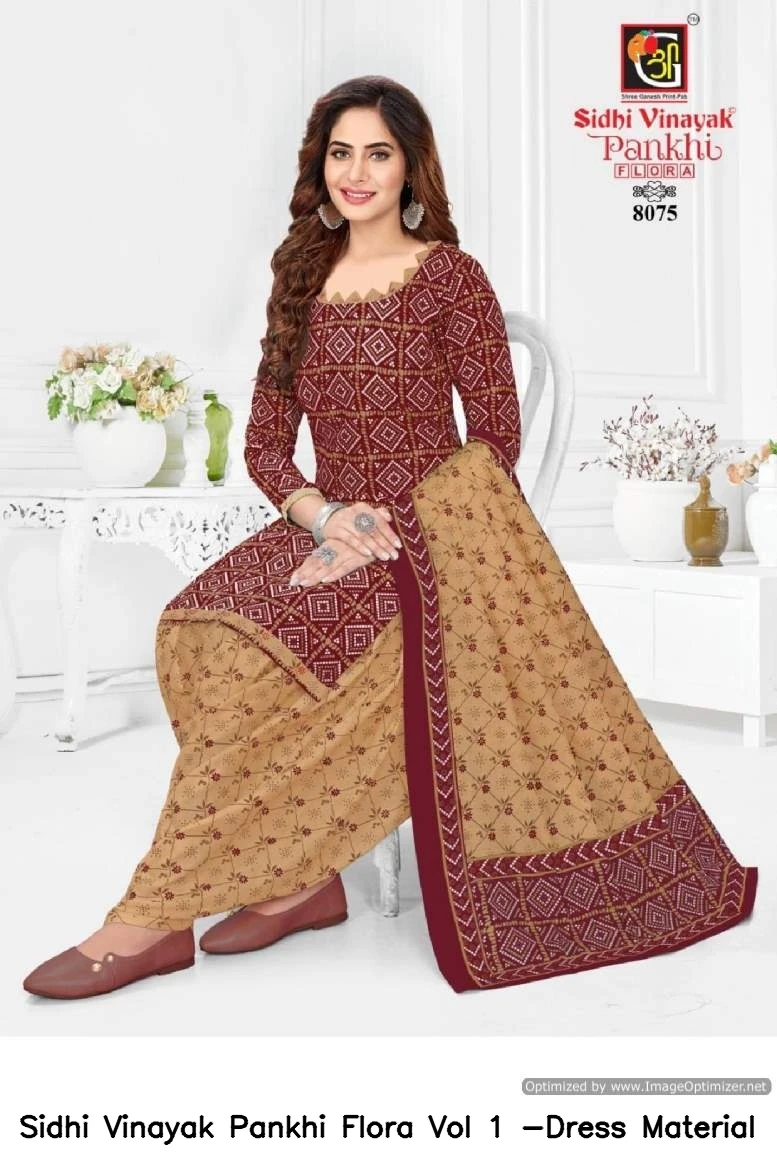 Sidhi Vinayak Pankhi Flora Vol 1 -Dress Material 11