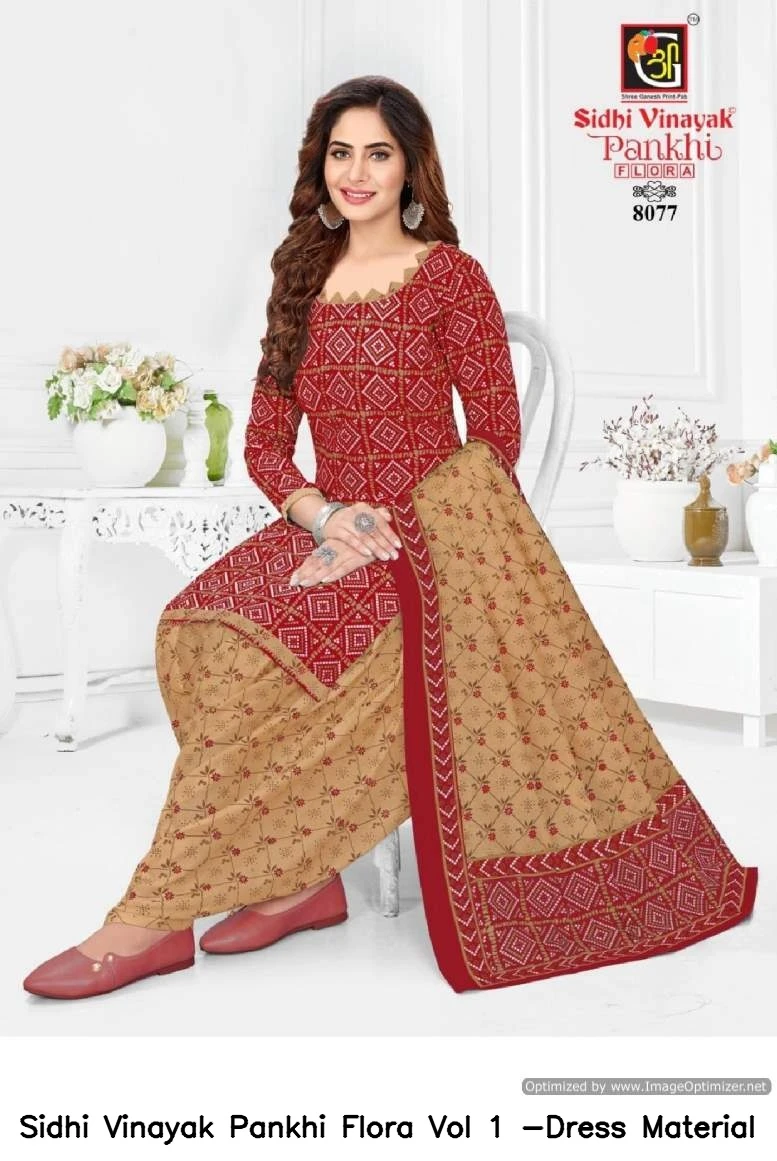 Sidhi Vinayak Pankhi Flora Vol 1 -Dress Material 13