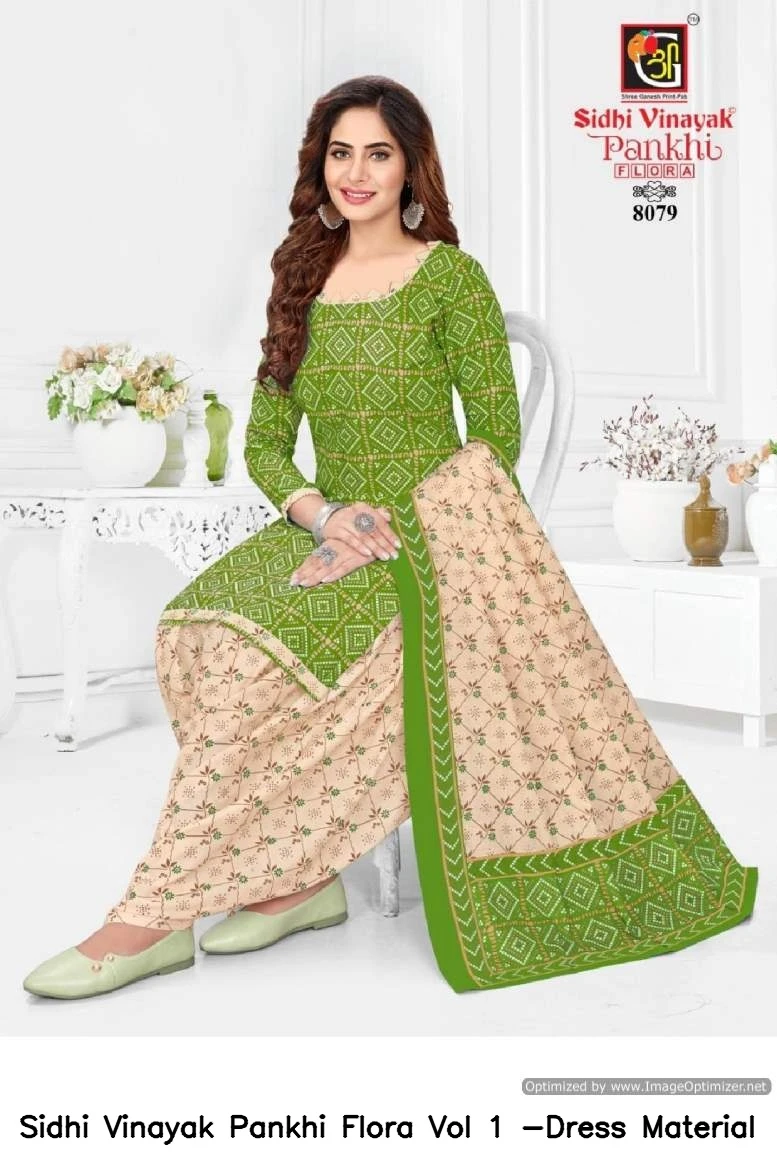 Sidhi Vinayak Pankhi Flora Vol 1 -Dress Material 15