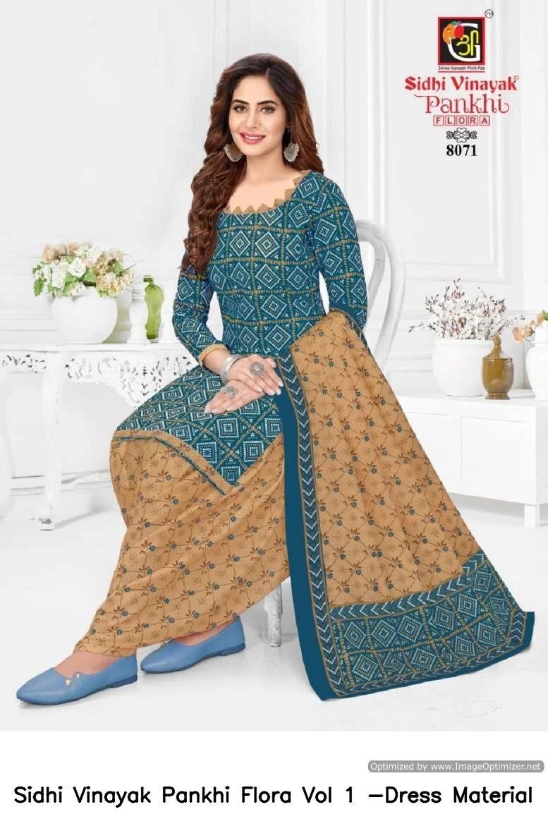 Sidhi Vinayak Pankhi Flora Vol 1 -Dress Material 2