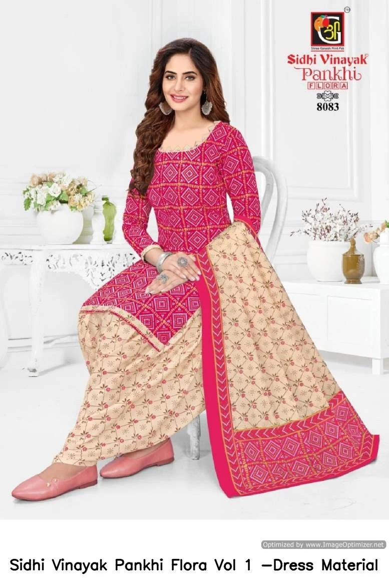 Sidhi Vinayak Pankhi Flora Vol 1 -Dress Material 6