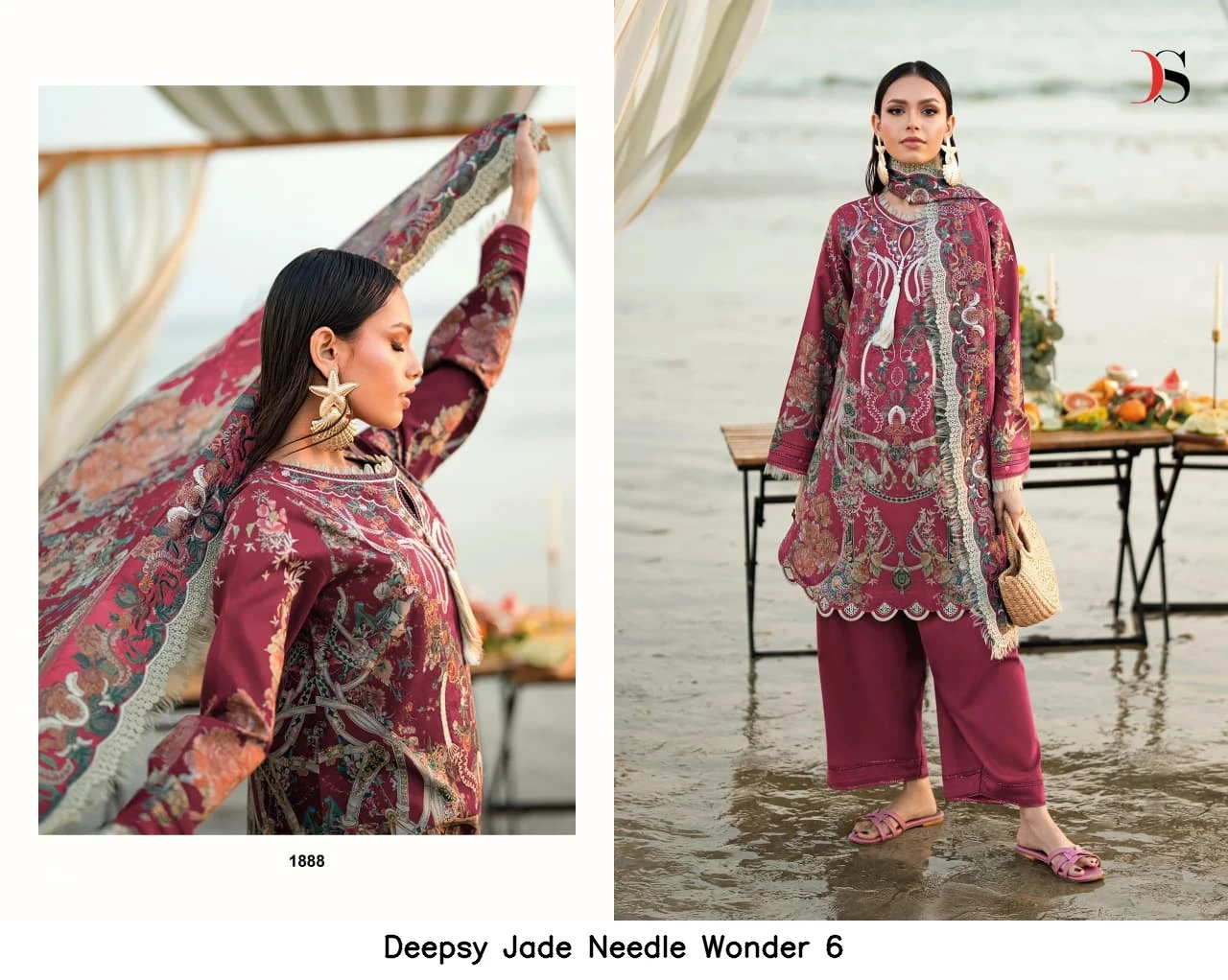 Deepsy Jade Needle Wonder 6 - Chiffon Dupatta 2
