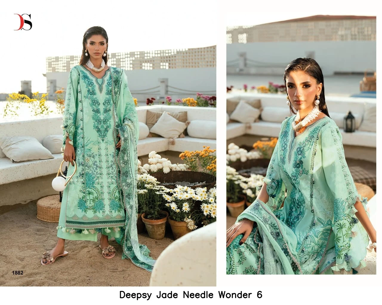 Deepsy Jade Needle Wonder 6 - Chiffon Dupatta 7