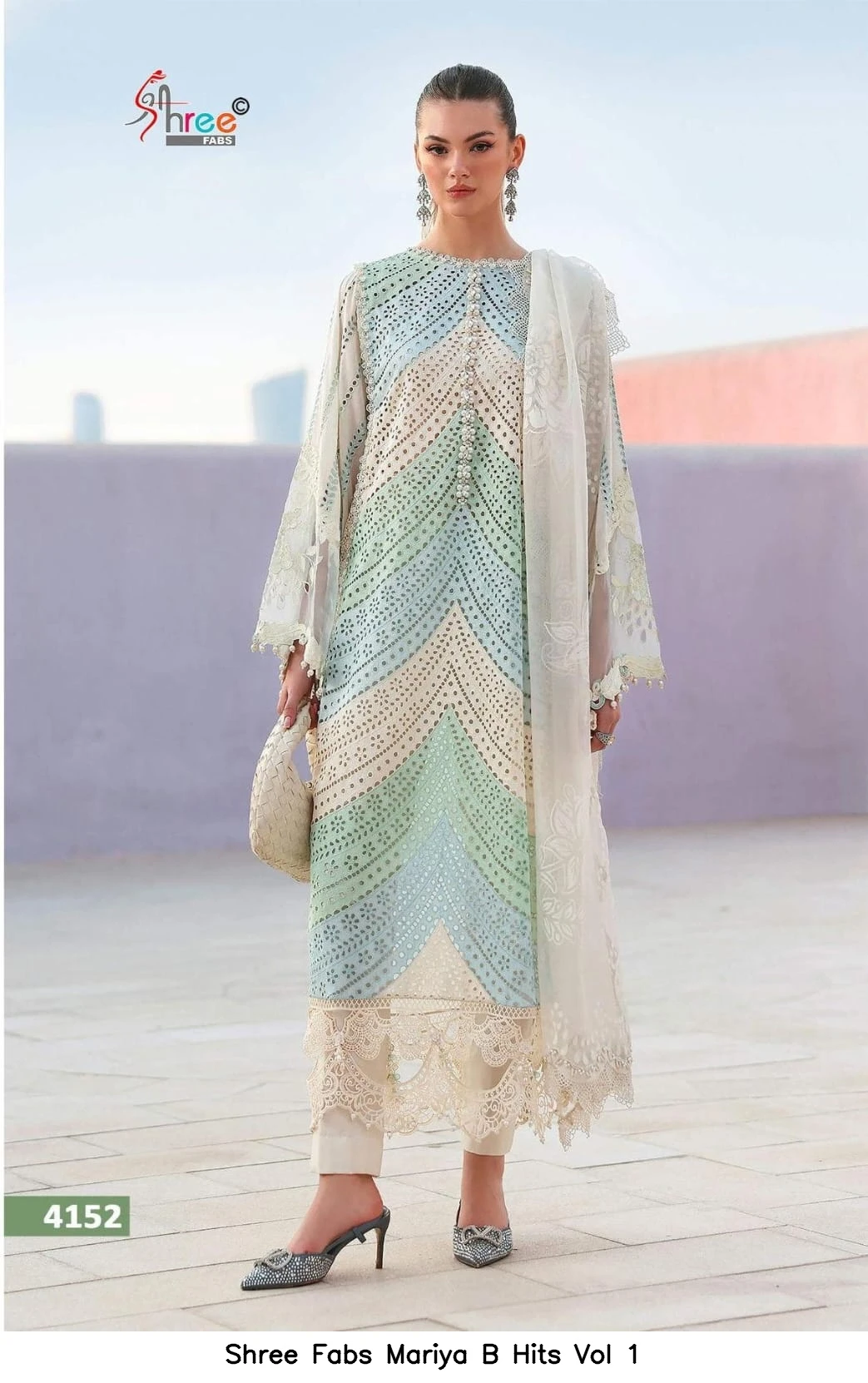 Shree Fabs Mariya B Hits Vol 1 - Chiffon Dupatta 3