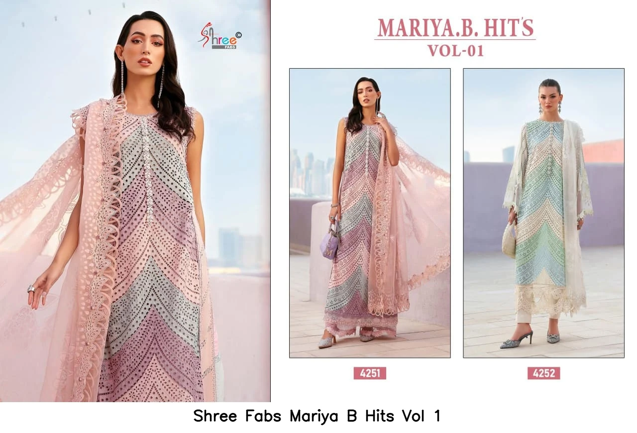 Shree Fabs Mariya B Hits Vol 1 - Chiffon Dupatta 4