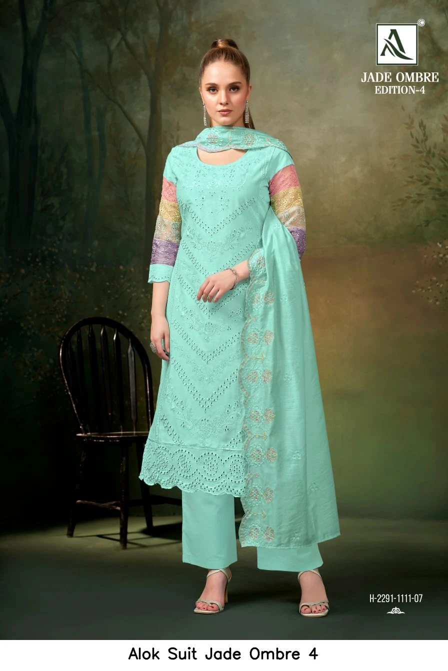 Alok Suit Jade Ombre 4 6