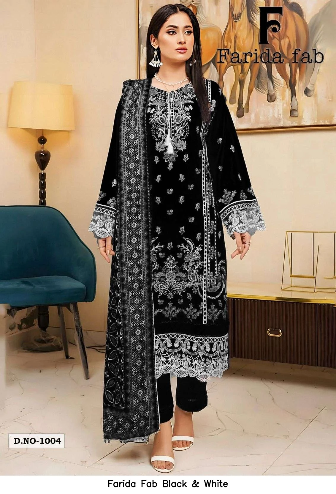 Farida Fab Black &amp; White 5