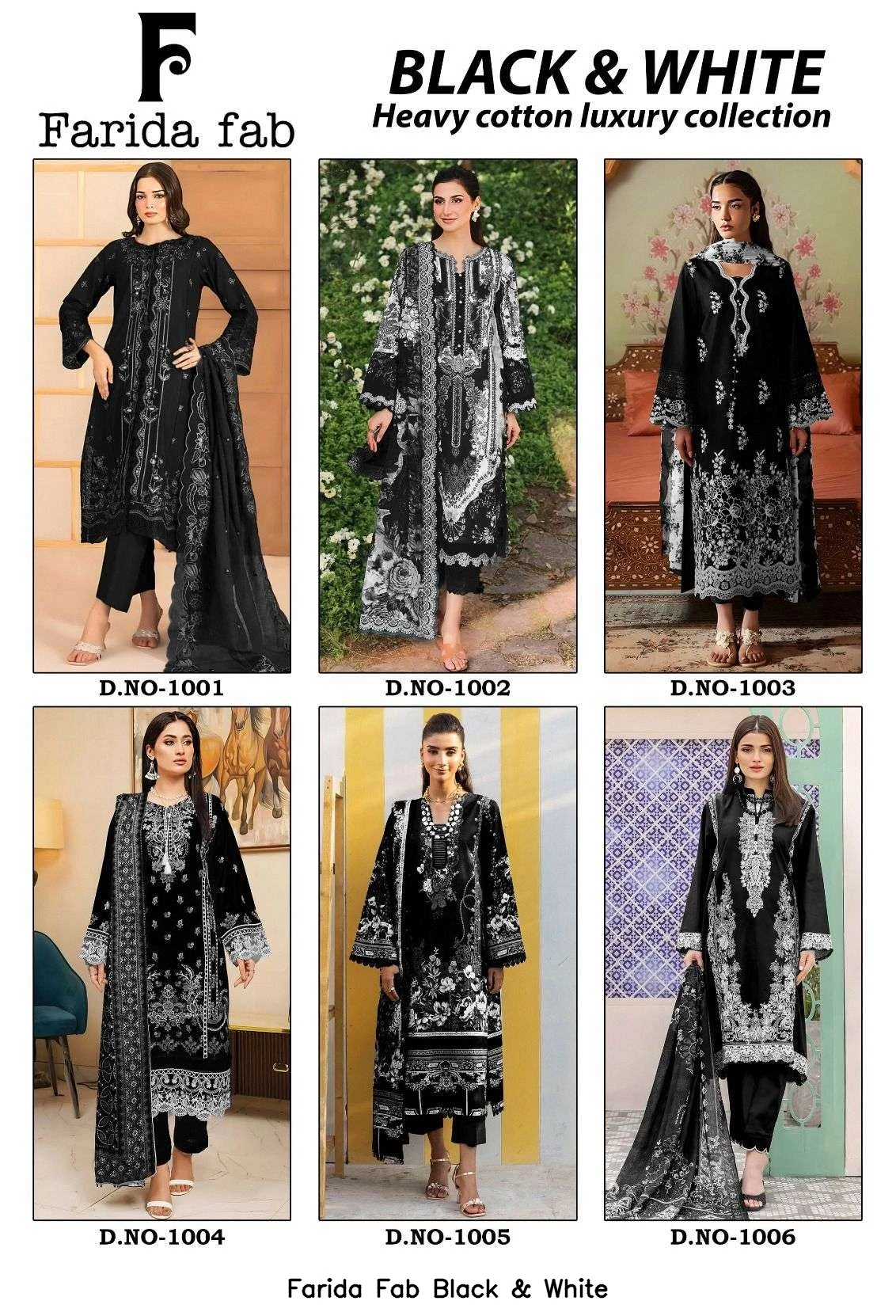 Farida Fab Black &amp; White 8