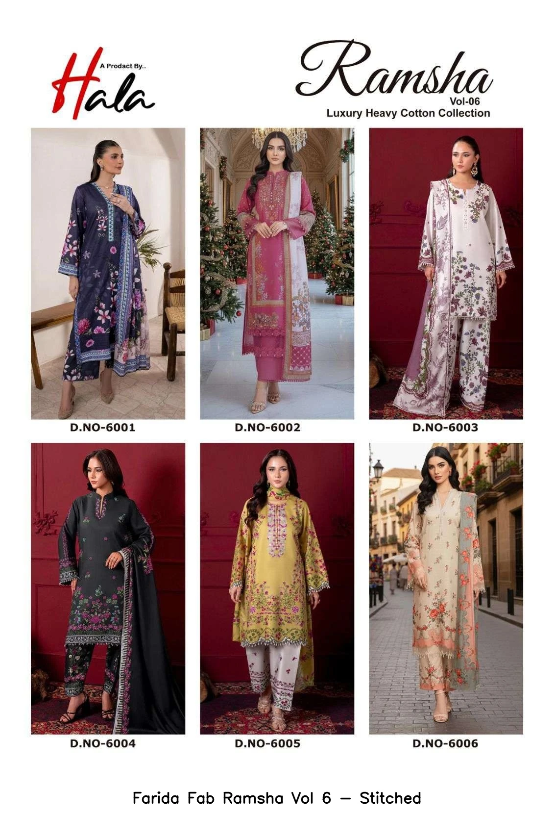 Farida Fab Ramsha Vol 6 - Stitched 8