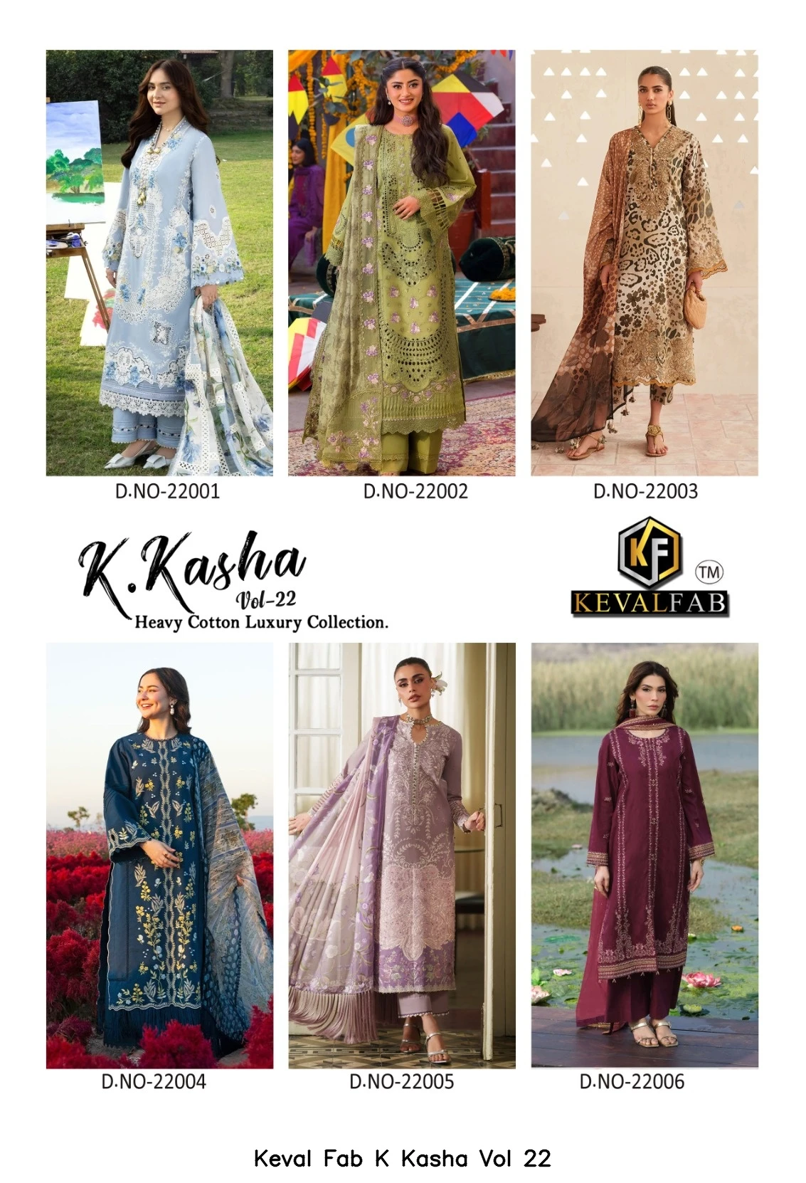 Keval Fab K Kasha Vol 22 - Stitched 8