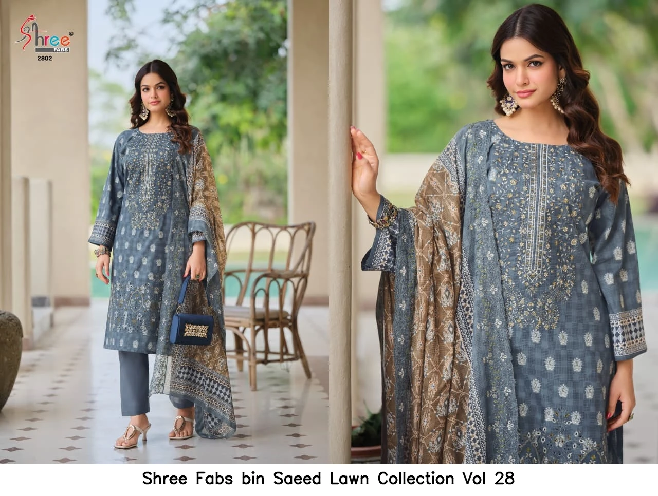 Shree Fabs bin Saeed Lawn Collection Vol 28 6