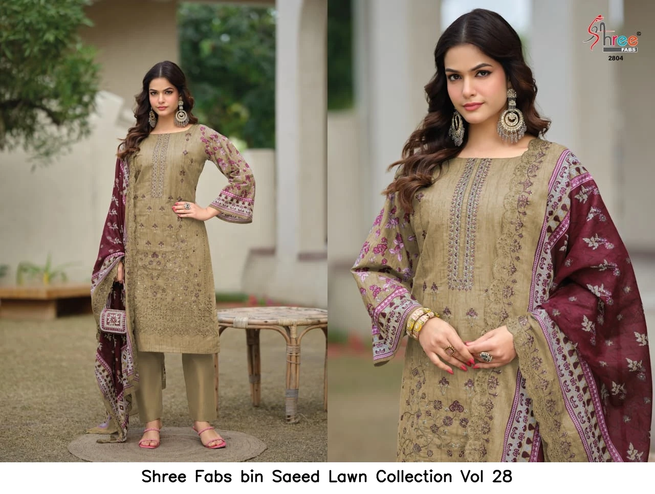 Shree Fabs bin Saeed Lawn Collection Vol 28 7
